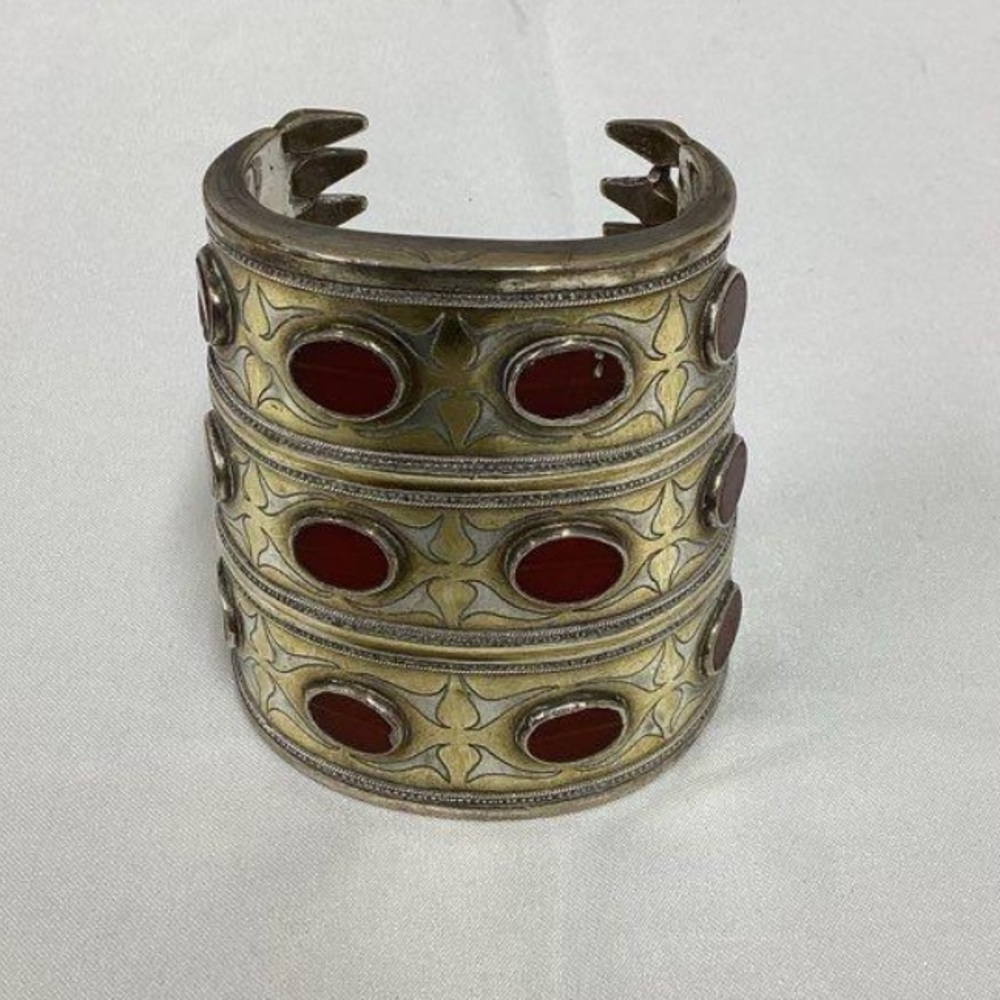 Silver Carnelian Bracelet